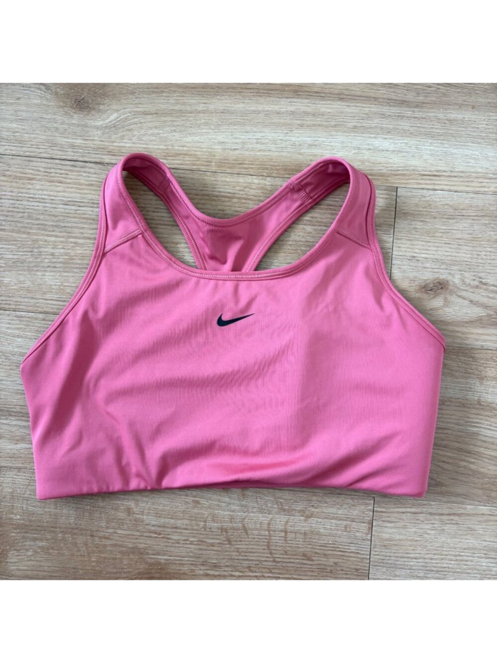Nike Athletic Dri-Fit Racerback Padded Sports Bra Pink Women’s Size XL